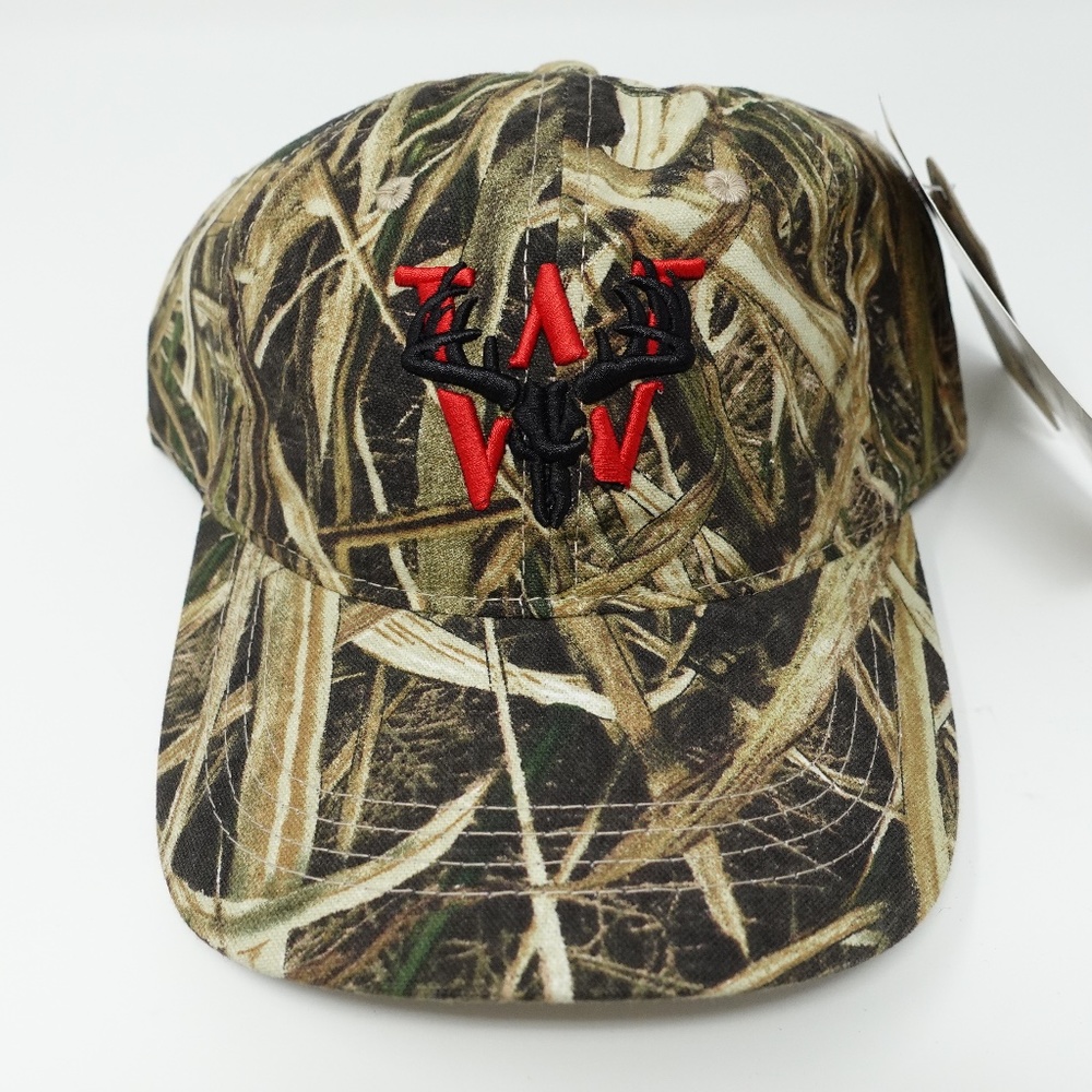 Mossy Oak Camouflage Hat Cap Mens OSFM Ducks Unlimited White Tail Adjustable